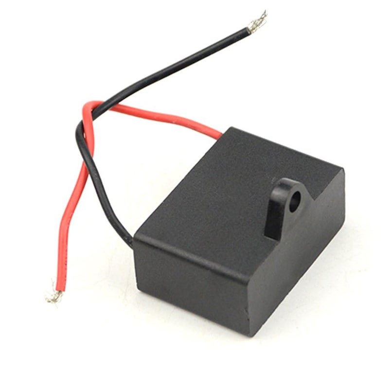 WMYCONGCONG 5 PCS CBB61 Ceiling Fan Capacitor Replacement 2 Wire Metalized Polypropylene Film Capacitors for Wall Fan Motor Run Capacitor 6 uF 450V 50/60 Hz - Image 4